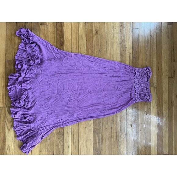 Free People Adella Corset Maxi Dress lilac color size M A000899 - Picture 4 of 16